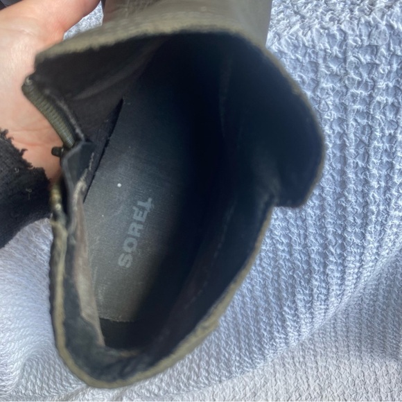 Sorel Lolla ankle boots leather water proof booties size 7.5 - Picture 11 of 13